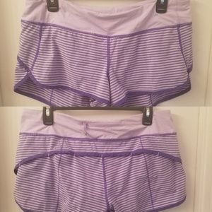 Lululemon speed shorts